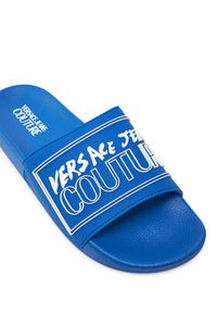 Versace Jeans Couture Klapki 78YA3SQ3 Niebieski. Kolor: niebieski #4
