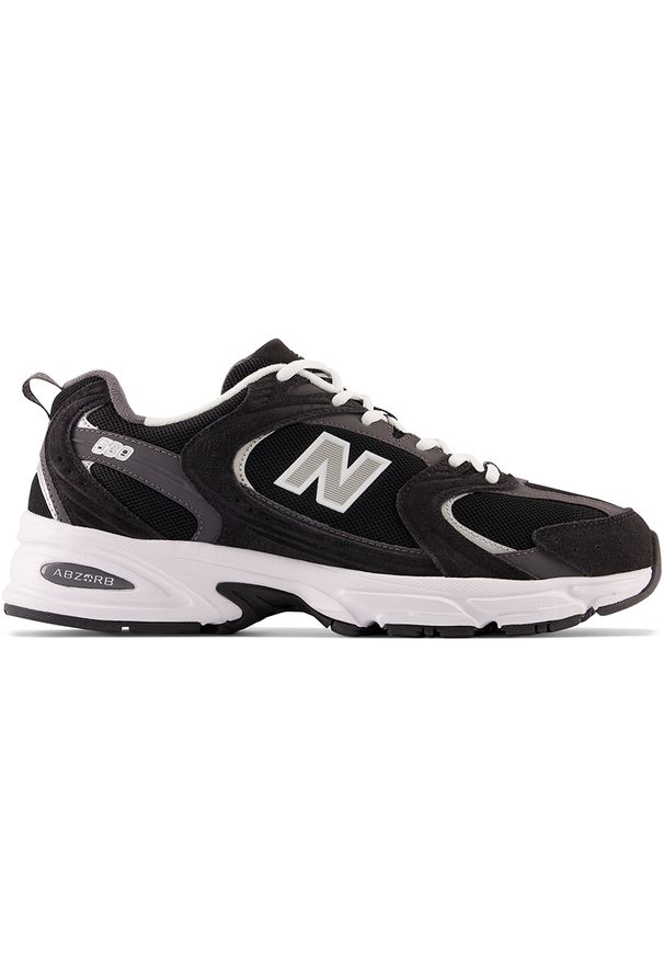 Buty unisex New Balance MR530CC – czarne. Okazja: na co dzień. Kolor: czarny. Materiał: zamsz, materiał, skóra, syntetyk. Szerokość cholewki: normalna. Sezon: lato