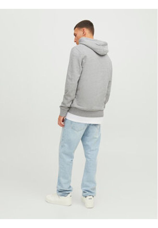 Jack & Jones - Jack&Jones Bluza Warrior 12242543 Szary Regular Fit. Kolor: szary. Materiał: bawełna, syntetyk
