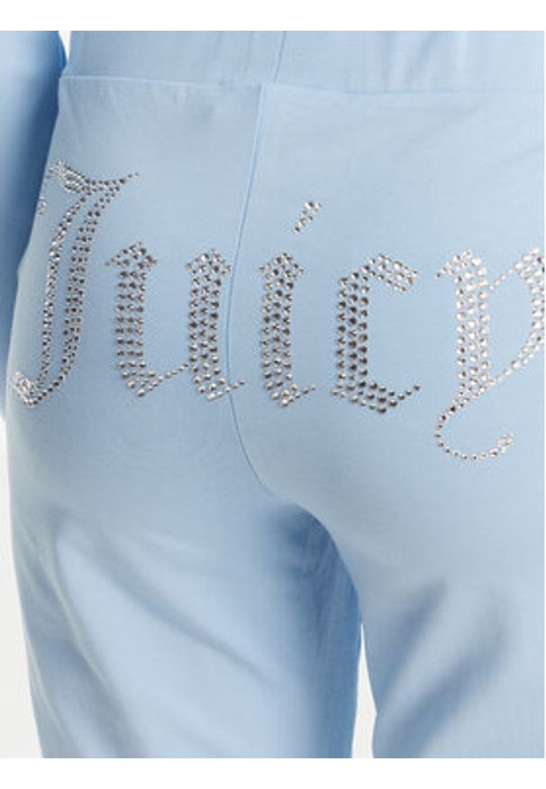 Juicy Couture Spodnie dresowe Apollo JCWBJ125311 Błękitny Flared Leg. Kolor: niebieski. Materiał: bawełna