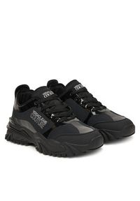 Versace Jeans Couture Sneakersy 79YA3SIB ZSC91 Czarny. Kolor: czarny. Materiał: materiał #3
