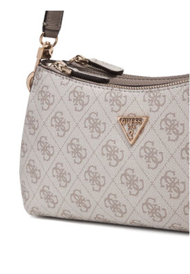 Guess Torebka Noelle II Mini HWBG96 72730 Beżowy. Kolor: beżowy. Materiał: skórzane