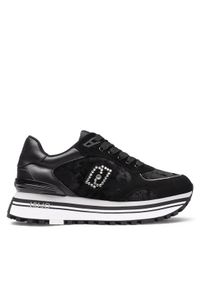 Liu Jo Sneakersy Maxi Wonder 61 BF3091 PX066 Czarny. Kolor: czarny. Materiał: materiał