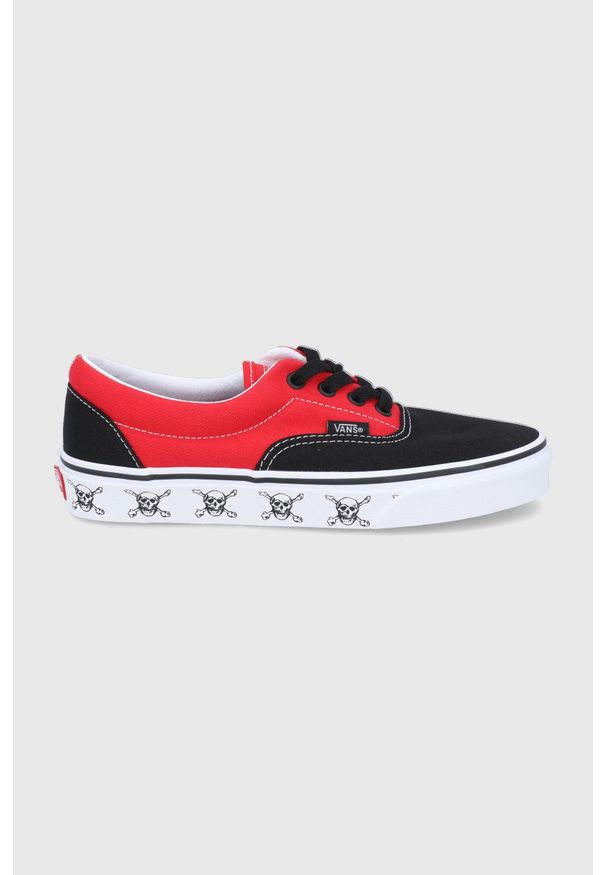 Vans - Tenisówki. Nosek buta: okrągły. Zapięcie: sznurówki. Kolor: czerwony. Materiał: guma