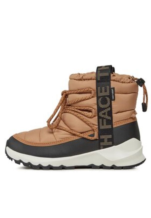 The North Face Śniegowce W Thermoball Lace Up WpNF0A5LWDKOM1 Brązowy. Kolor: brązowy. Materiał: materiał