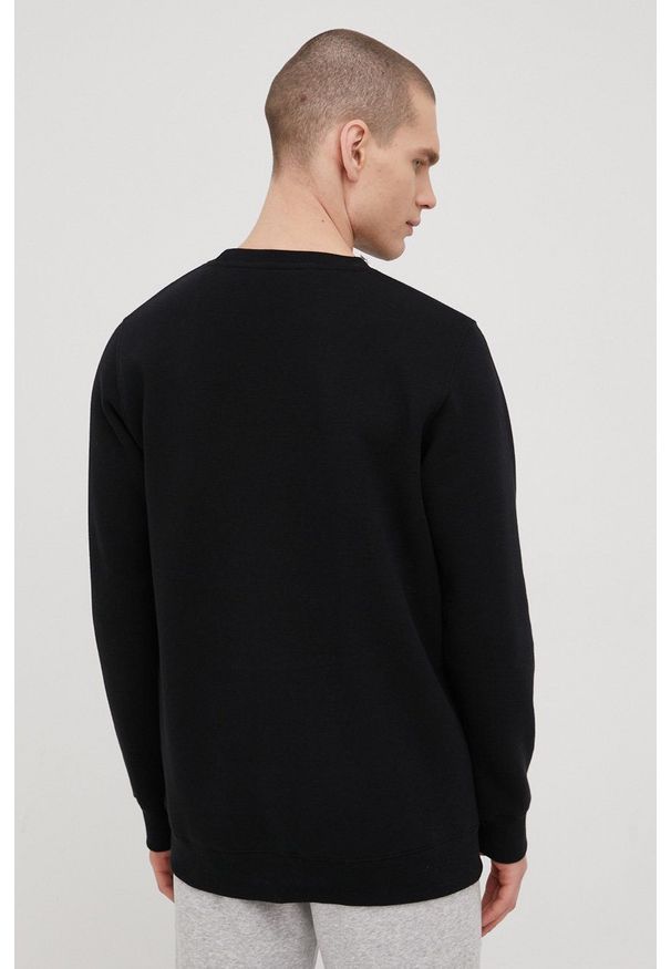 Rip Curl bluza męska kolor czarny z nadrukiem. Kolor: czarny. Materiał: bawełna. Wzór: nadruk