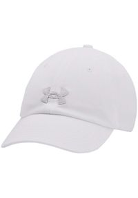 Czapka z daszkiem damska Under Armour Blitzing Adj OSFM. Kolor: biały. Styl: casual, sportowy