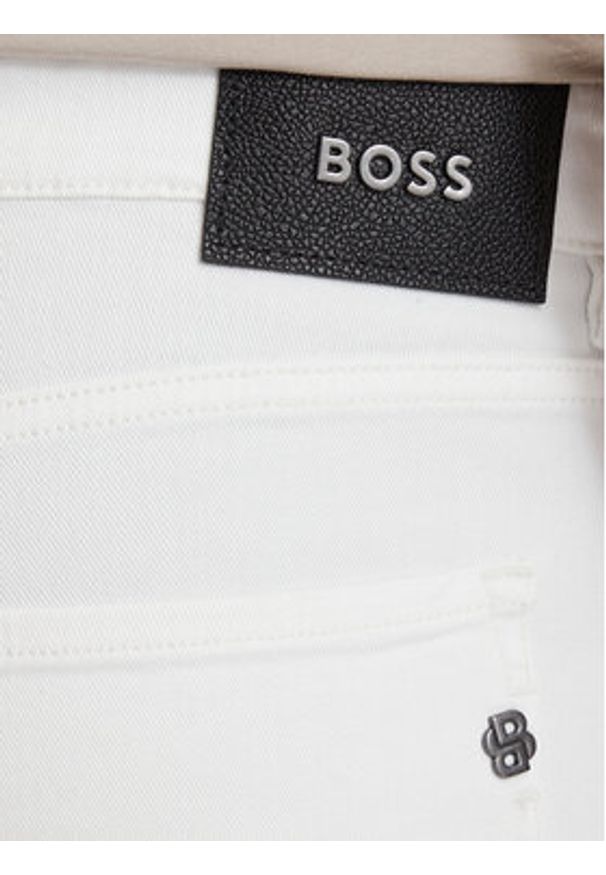 BOSS Jeansy H-Delaware 50561555 Biały Slim Fit. Kolor: biały