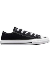 Trampki Converse Chuck Taylor All Star, Dzieci. Okazja: na co dzień. Kolor: czarny. Materiał: materiał. Model: Converse All Star. Sport: turystyka piesza