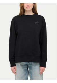 Mustang Bluza Burley 1016772 Czarny Oversize. Kolor: czarny. Materiał: bawełna #7