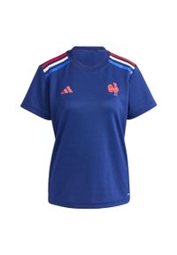 Adidas - Koszulka France Rugby Home Supporter. Kolor: niebieski. Materiał: materiał