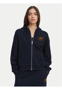 TOMMY HILFIGER - Tommy Hilfiger Bluza Terry WW0WW47845 Granatowy Relaxed Fit. Kolor: niebieski. Materiał: bawełna #1