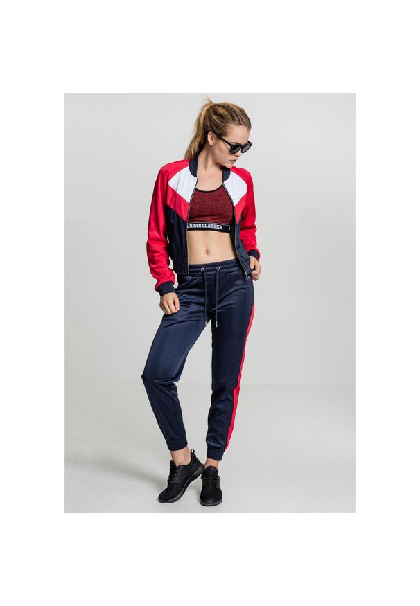 Urban Classics - Parka dla kobiet Urban Classic raglan. Kolor: czerwony, niebieski, wielokolorowy. Długość rękawa: raglanowy rękaw. Sezon: zima