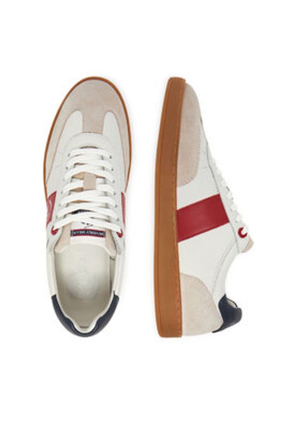 Beverly Hills Polo Club Sneakersy WI44-VOUN-01 Biały. Kolor: biały. Materiał: skóra