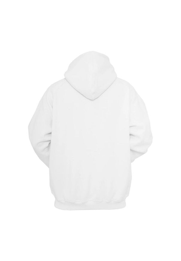 Urban Classics - Męska Bluza Z Kapturem Zapinana Na Zamek. Typ kołnierza: kaptur. Kolor: biały