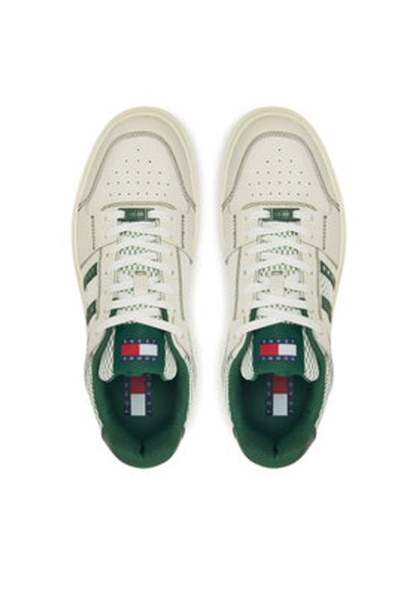 Tommy Jeans Sneakersy Tjm The Brooklyn EM0EM01548 Zielony. Kolor: zielony. Materiał: skóra