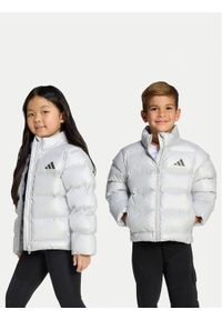 Adidas - adidas Kurtka zimowa JW2474 Srebrny Regular Fit. Kolor: srebrny. Materiał: syntetyk. Sezon: zima #1