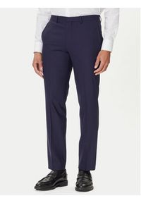 Hugo - HUGO Garnitur Arti-Hesten253X 50544524 Granatowy Extra Slim Fit. Kolor: niebieski. Materiał: syntetyk #10