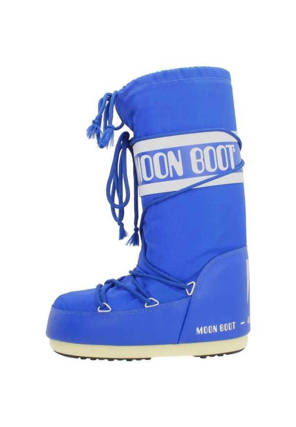 Moon Boot - Buty MOON BOOT 14004400 075 Niebieski. Kolor: niebieski. Materiał: tkanina. Sezon: zima