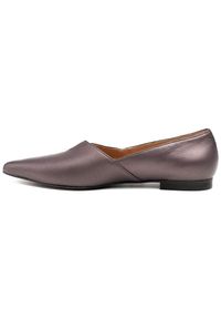 Marco Shoes Baleriny z wycięciem w odcieniu ciepłej szarości szare. Kolor: szary #5