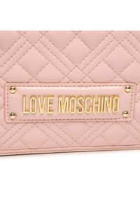 Love Moschino - LOVE MOSCHINO Torebka JC4000PP1HLA0608 Różowy. Kolor: różowy. Materiał: skórzane #5