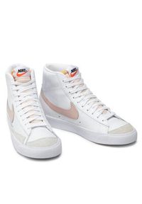 Nike Sneakersy Blazer Mid '77 CZ1055 118 Biały. Kolor: biały. Materiał: skóra #4