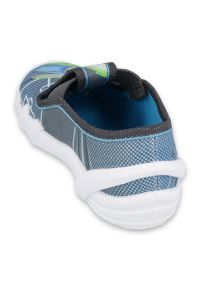 Befado obuwie dziecięce 290X223 Soft-B niebieskie szare. Kolor: niebieski, szary, wielokolorowy. Materiał: tkanina, bawełna #4