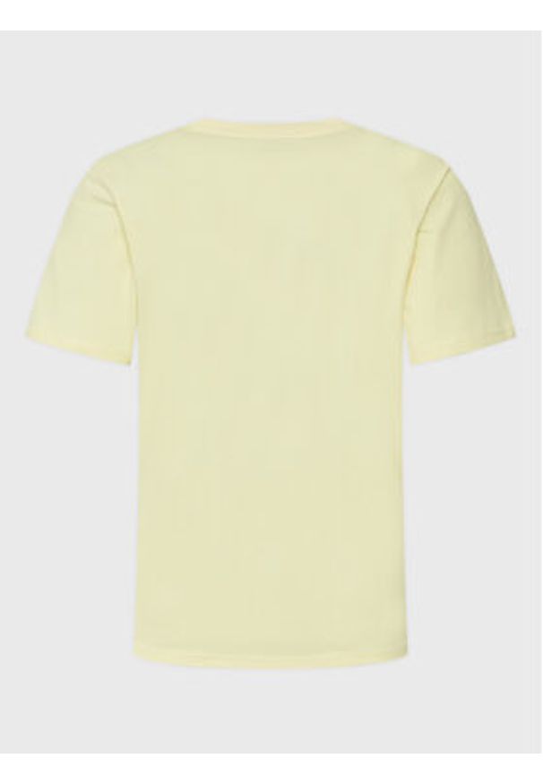 Carhartt WIP T-Shirt Script I031047 Żółty Regular Fit. Kolor: żółty. Materiał: bawełna