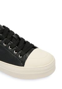 DKNY Trampki York Perf Lace UP K4533691 Czarny. Kolor: czarny. Materiał: skóra #4