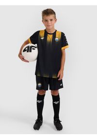 4f - 4F Trzecia koszulka klubowa z sezonu 2025/26 dziecięca 4F x Stal Mielec - czarna 146/152 (10-12 lat). Okazja: do domu. Kolor: czarny. Materiał: włókno, dzianina. Wzór: gradientowy. Sezon: lato. Styl: młodzieżowy