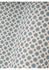 Pako Lorente - PAKO LORENTE – Beżowa poszetka w mikrowzór. Kolor: beżowy. Materiał: poliester #2