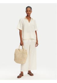 Marella Bluzka Nave 2515111032 Écru Regular Fit. Materiał: len #2