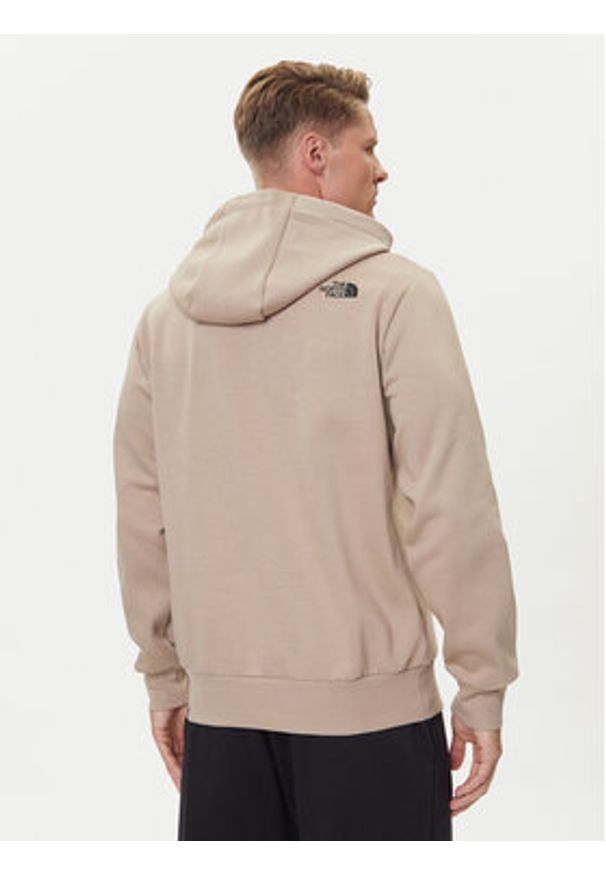 The North Face Bluza Fine NF0A89EU Beżowy Regular Fit. Kolor: beżowy. Materiał: syntetyk, bawełna