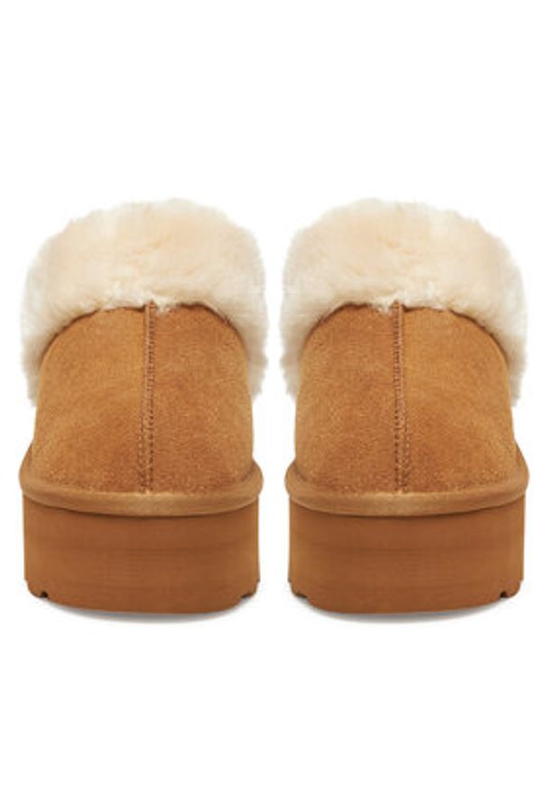 DeeZee Kapcie DZ-AW12 Brązowy. Kolor: brązowy. Materiał: materiał
