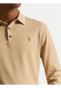 Polo Ralph Lauren Polo 710P04446003 Beżowy jasny Regular Fit. Typ kołnierza: polo. Kolor: beżowy. Materiał: bawełna #2