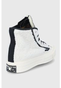 Converse Trampki CHUCK 70 FRENCH BINDING kolor kremowy. Nosek buta: okrągły. Zapięcie: sznurówki. Kolor: beżowy. Materiał: guma #3