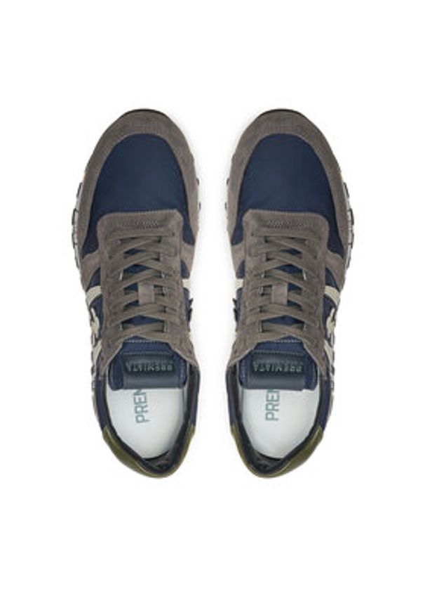 Premiata Sneakersy Eric 7090 Granatowy. Kolor: niebieski. Materiał: materiał