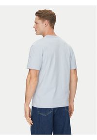 Calvin Klein T-Shirt K10K112749 Błękitny Comfort Fit. Kolor: niebieski. Materiał: bawełna