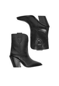 Badura Kowbojki EO-BRAYLE-121881 Czarny. Kolor: czarny. Materiał: skóra #8