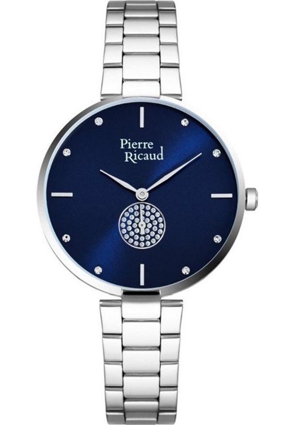 Zegarek Pierre Ricaud Zegarek damski Pierre Ricaud P22066.5195Q CYRKONIE srebrny. Kolor: srebrny