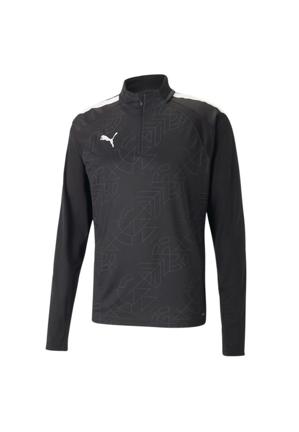 Sweatshirt 1/4 zip Puma teamLIGA Graphic. Kolor: czarny. Materiał: poliester. Sport: piłka nożna