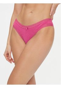 Hunkemöller Komplet 3 par fig brazylijskich 202827 Różowy. Kolor: różowy. Materiał: bawełna #2