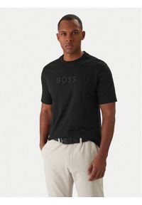 BOSS T-Shirt Logo 50553652 Czarny Regular Fit. Kolor: czarny. Materiał: bawełna #1