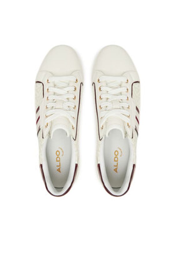 Aldo Sneakersy Onirasean 13918629 Biały. Kolor: biały. Materiał: skóra