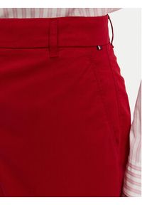 TOMMY HILFIGER - Tommy Hilfiger Szorty materiałowe WW0WW42457 Czerwony Regular Fit. Kolor: czerwony. Materiał: bawełna, lyocell #4
