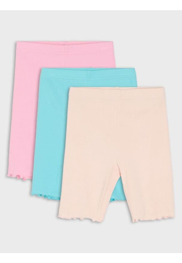 Sinsay - Krótkie legginsy 3 pack - wielobarwny. Długość: krótkie