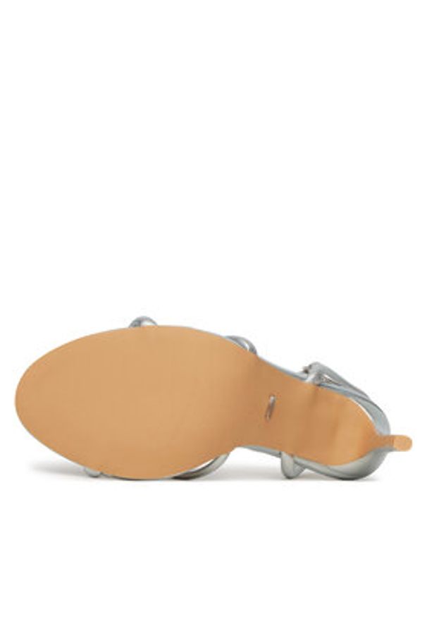 DeeZee Sandały F89725-61 Srebrny. Kolor: srebrny. Materiał: syntetyk, materiał