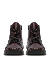 Rieker Trzewiki CEO-71510-30 Bordowy. Kolor: czerwony. Materiał: syntetyk, materiał #3