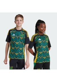 Adidas - Koszulka Jamaica 24 Away Kids. Kolor: czarny. Materiał: materiał #1