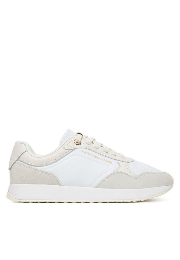 TOMMY HILFIGER - Sneakersy Tommy Hilfiger. Kolor: beżowy. Materiał: mesh